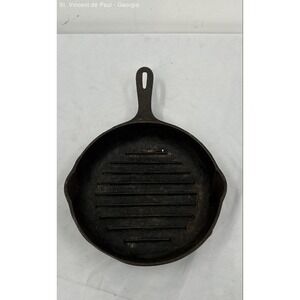 Vintage Griswold Wagner Ware 9" Griddle Broiler Grill Skillet Cast Iron Made USA
